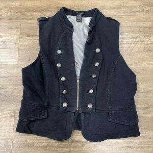 Timing Black Military-Style Vest